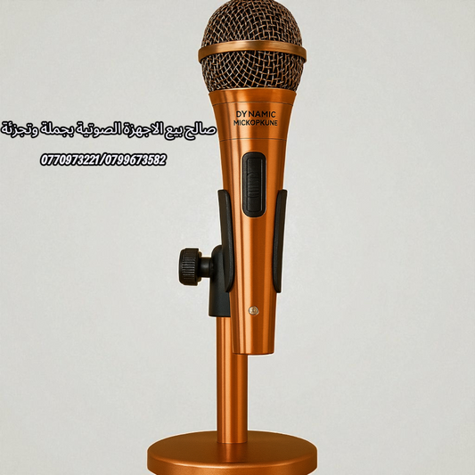 Microphone avec file