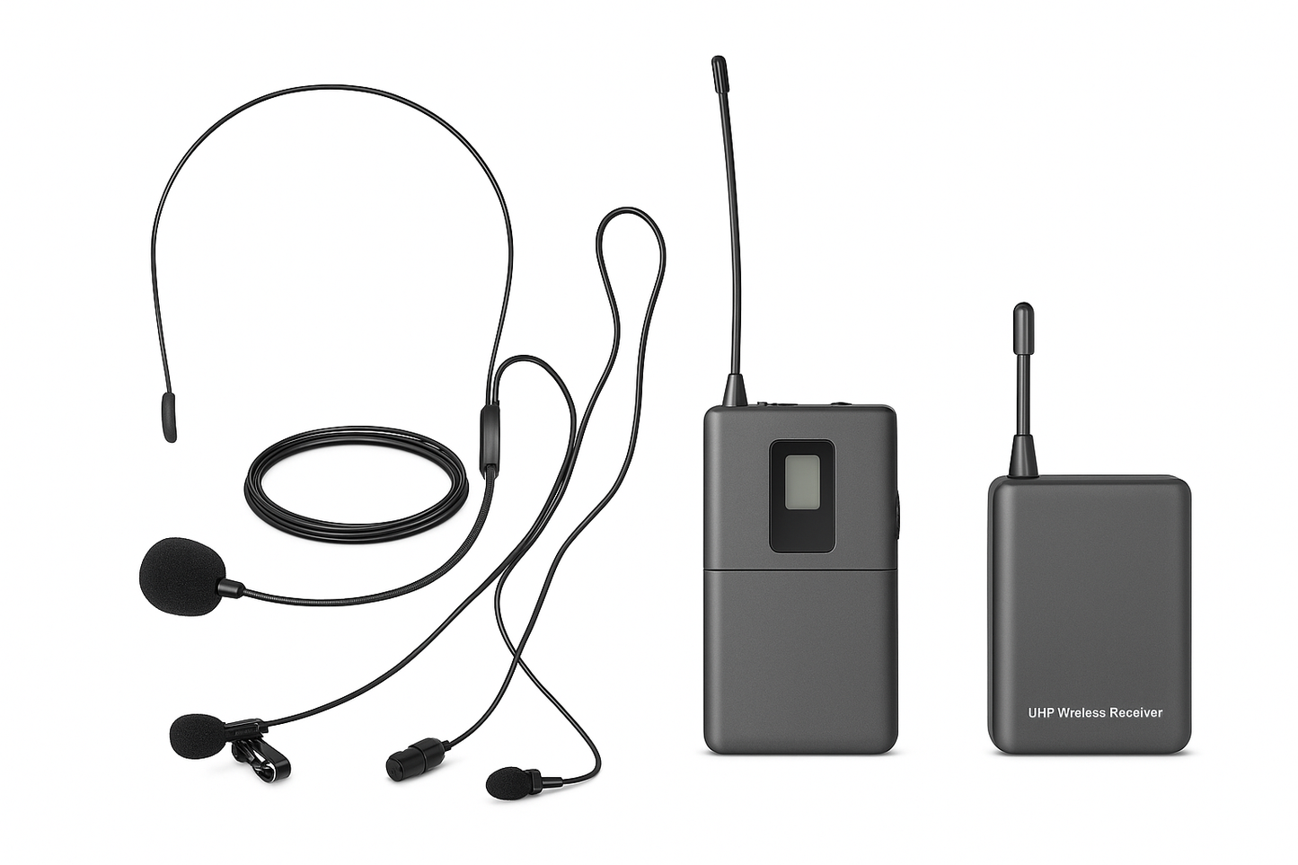 Microphones audibax sans fil sirtet+cravt orignal