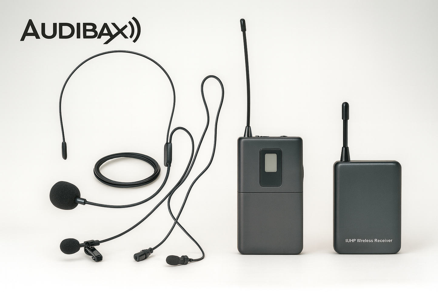 Microphones audibax sans fil sirtet+cravt orignal