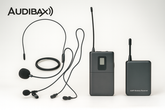 Microphones audibax sans fil sirtet+cravt orignal