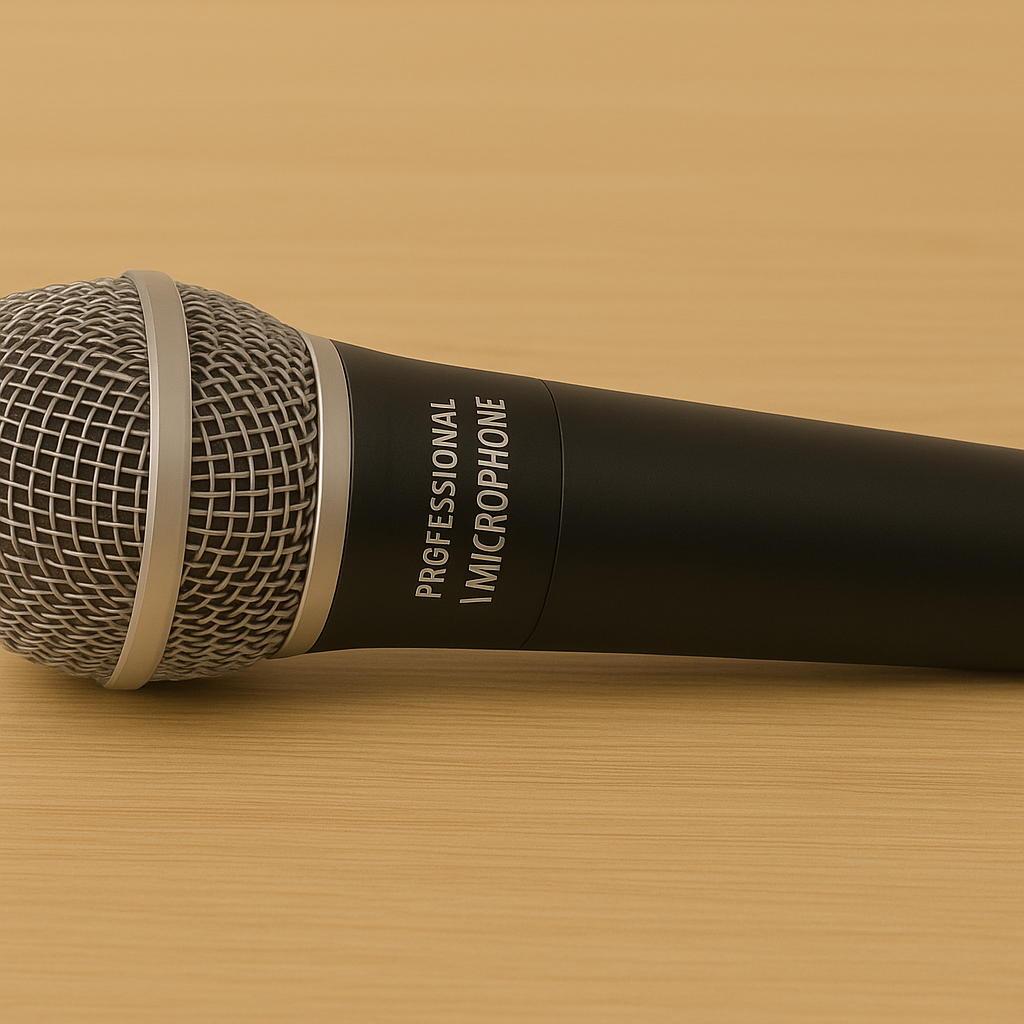 Micriphone avec file