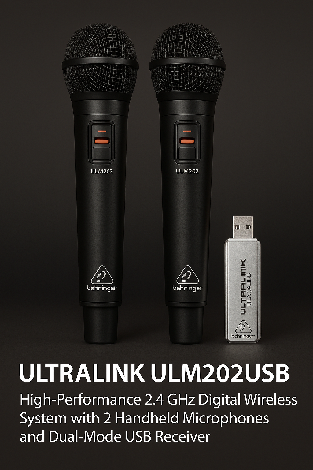 Microphone san file behringer Ulm202usb orginal