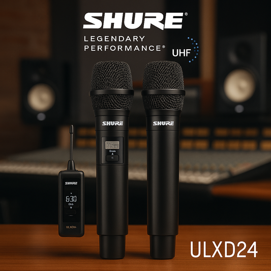 2Microphones sans fil Shure ULXD24