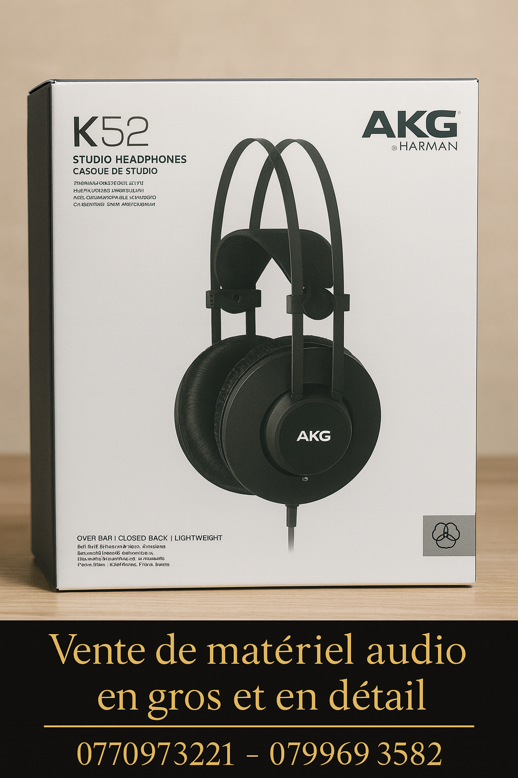Casque AKG K52 original