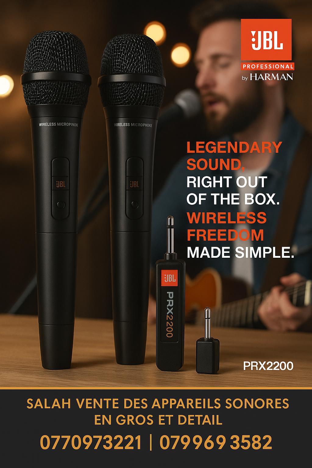 microphone san file jbl-prx220